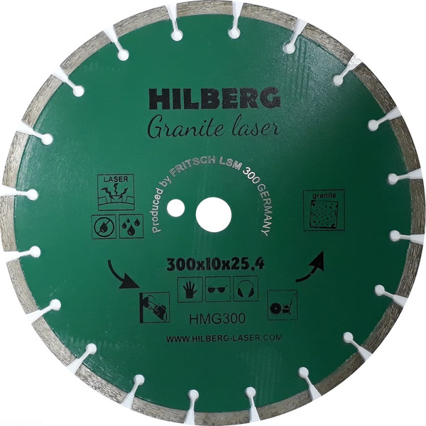 Отрезной алмазный диск Hilberg Hilberg Гранит Лазер HMG300