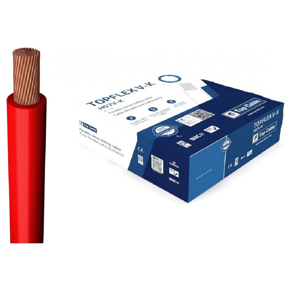 Монтажный гибкий провод Top cable TOPFLEX V-K H07V-K 131R004.R100