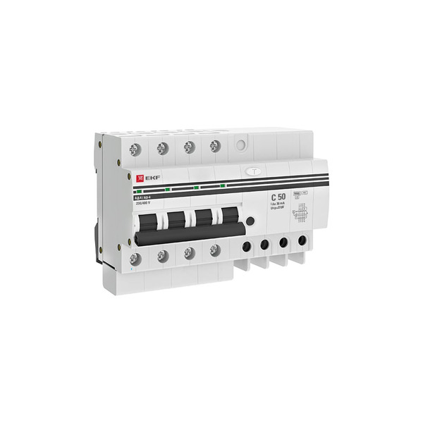 Дифференциальный автомат EKF АД-4 PROxima DA4-6-50-30-pro