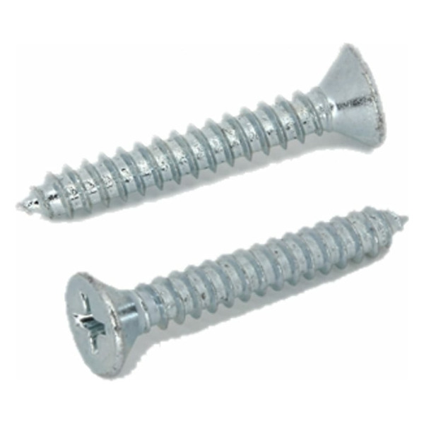 Остроконечный оцинкованный саморез ЦКИ 6.3x60, DIN 7982, 50 шт. 18797