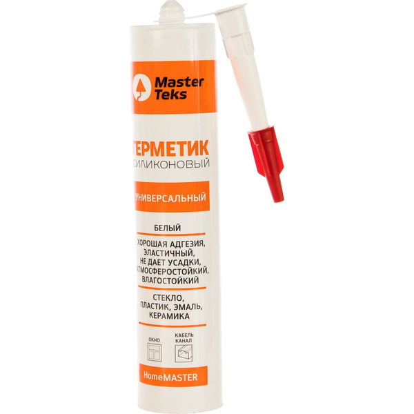 Универсальный силиконовый герметик MASTERTEKS HOMEMASTER 53392