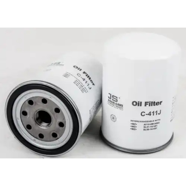 Фильтр масляный JS ASAKASHI C411J Mazda Titan SL/TF/TM/HA/Parkway SL WVL4B 90-95