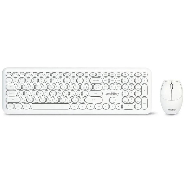 Комплект мыши и клавиатуры Smartbuy SBC-666395AG-W белый