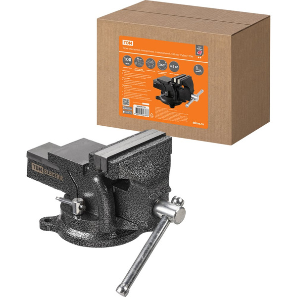 Слесарные тиски TDM ELECTRIC Рубин SQ1026-0131
