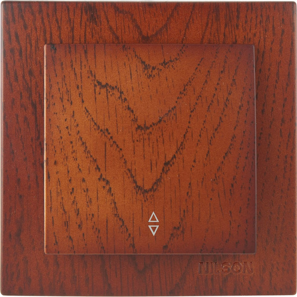 Одноклавишный выключатель Nilson TOURAN WOOD 24261007
