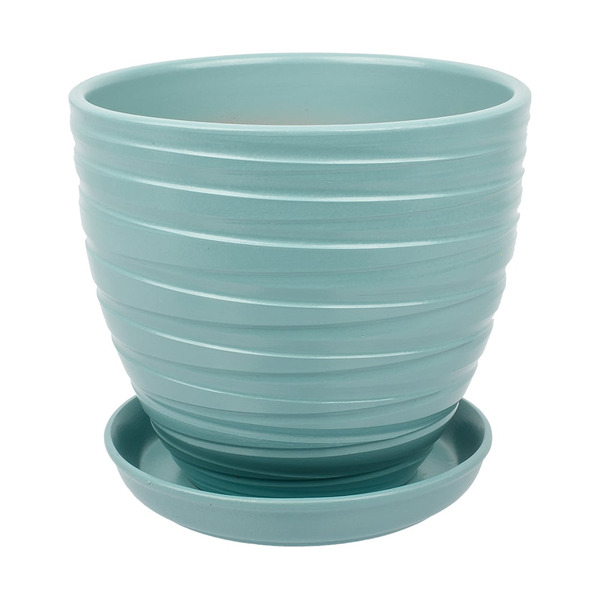 Керамический горшок Вещицы рельеф BH-102-2