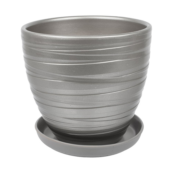 Керамический горшок Вещицы рельеф BH-95-2