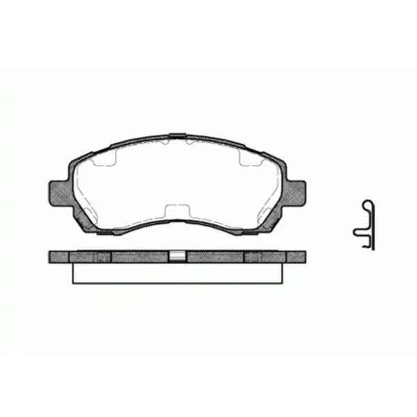 647 02 FDB1612=224409 !колодки дисковые п.\ Subaru Legacy 2.0/2.2 94-99/Impreza 1.6/2.0 96-97