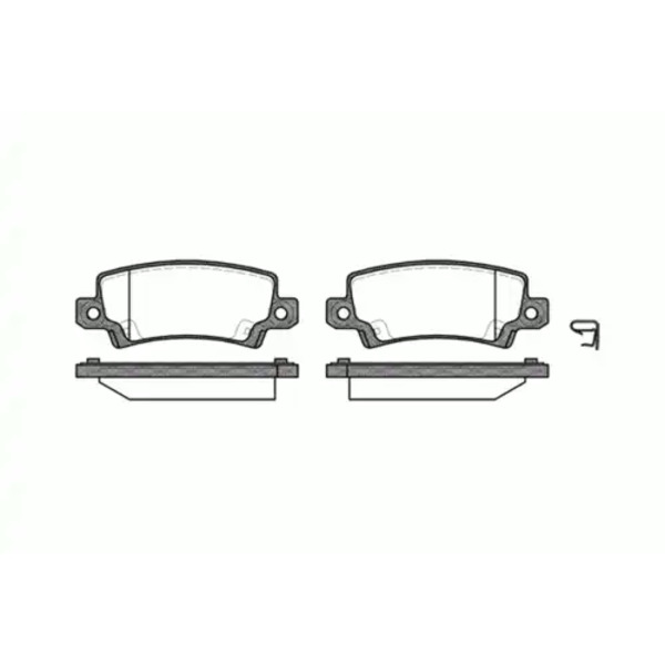 874 02 ***!колодки дисковые з.\ Toyota Corolla 1.4i/1.6/2.0D 01> диск 15"/Verso 1.8WTi/2.0D 02>