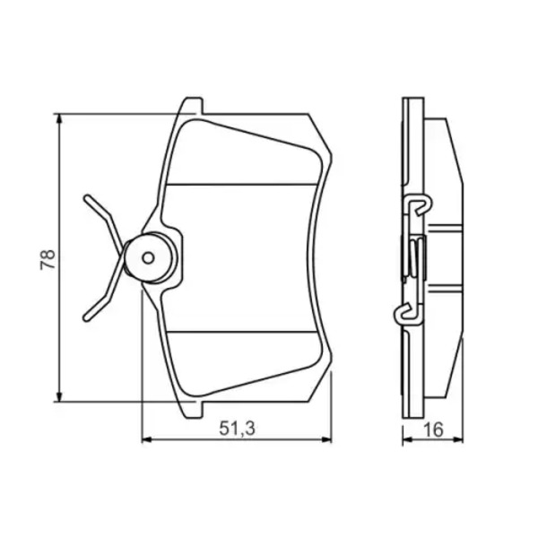 0 986 495 231 колодки дисковые з.!\ VW Golf/Bora 2.3-3.2i 00>, Citroen C8, Peugeot 807 02>