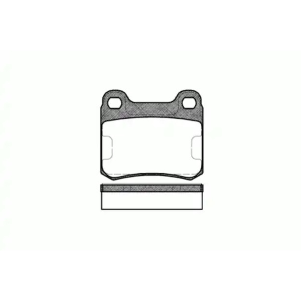 157 10 FDB979=571555B !колодки дисковые з.\ MB W201 2.3/2.5 16V 84-93/W124 2.0-3.0D/TD 84-93