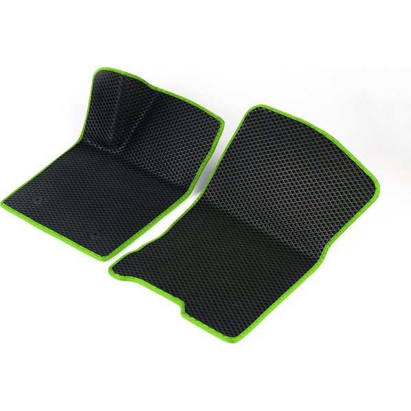 Передние коврики для Skoda Fabia II 2007 - 2014 (Шкода Фабия 2) Vicecar 2DL41001-салатовый