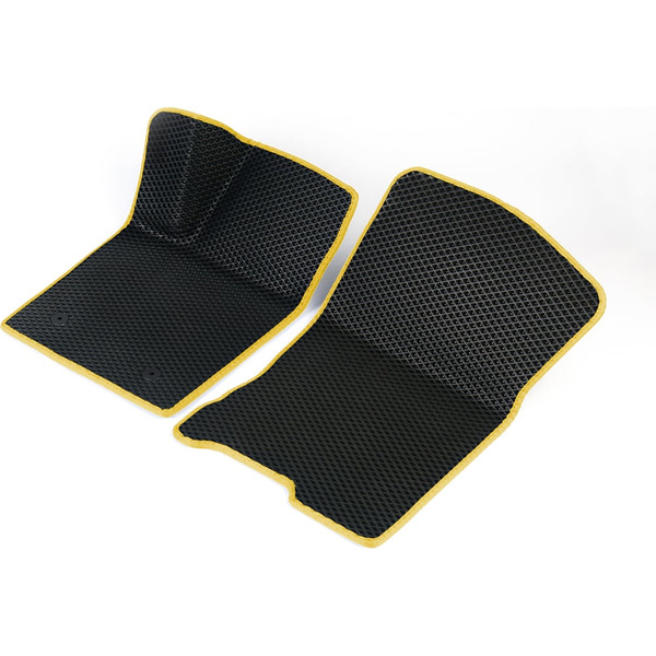 Передние коврики для Mercedes Е-класс W211 2WD 2002-2009 (Мерседес Е 211) Vicecar 2DL29004-желтый