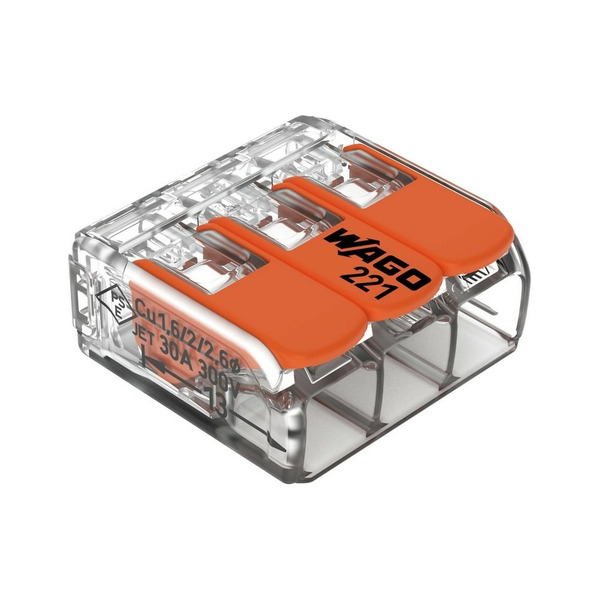 Универсальная трехпроводная клемма WAGO 221-613 УТ-0318416