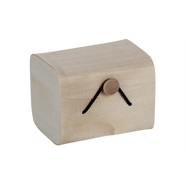 Шкатулка дерево под роспись Тонкий лист закругленные углы 9х11,5х9 см