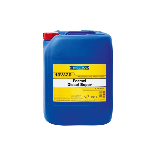 Моторное масло RAVENOL Formel Diesel Super SAE 10W-30 1123205-020-01-999