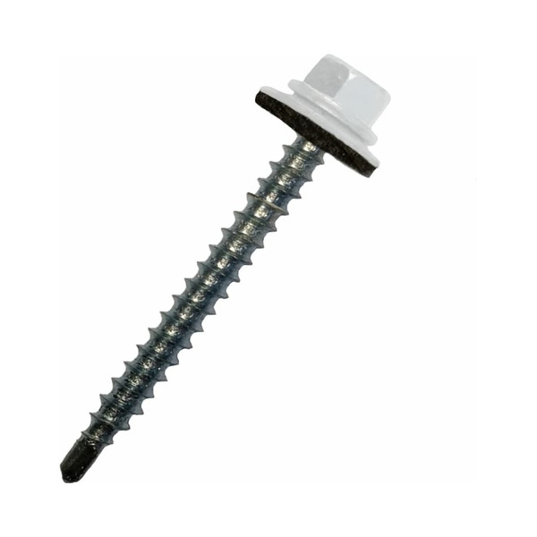 Кровельный оцинкованный саморез STARFIX 4,8x19 мм, RAL 9003, 7000 шт. SM-43395-7000