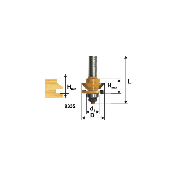 Комбинированная рамочная фреза Энкор 9335