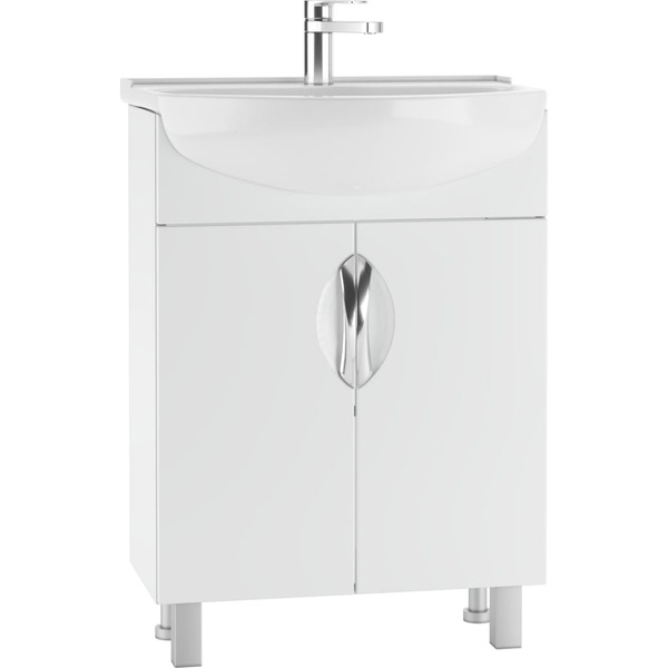 Тумба под умывальник Амур 60 Айсберг Стандарт DA2403T