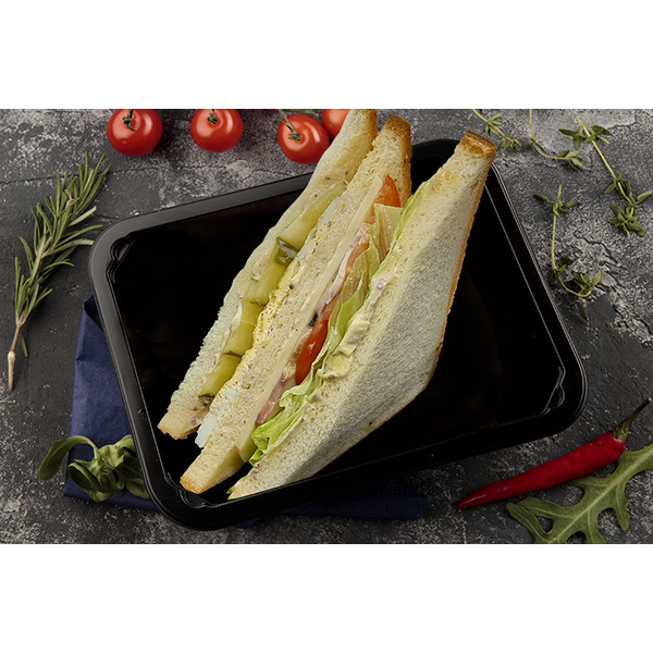 Клаб сэндвич с копченой индейкой, 190г