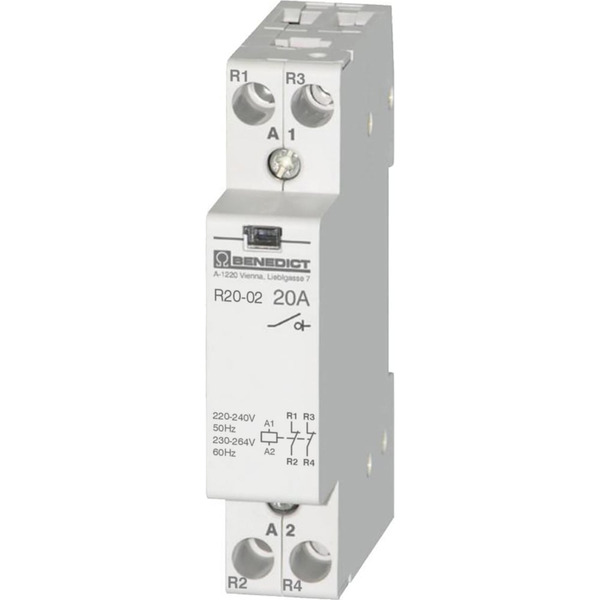 Модульный контактор Benedict R20-02 230 PN38935