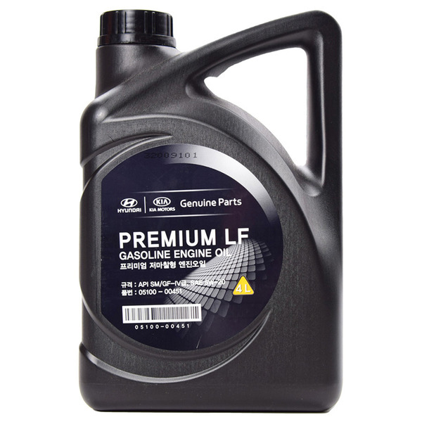 Моторное масло Hyundai-KIA Premium Gasoline 5W-20, 4 л