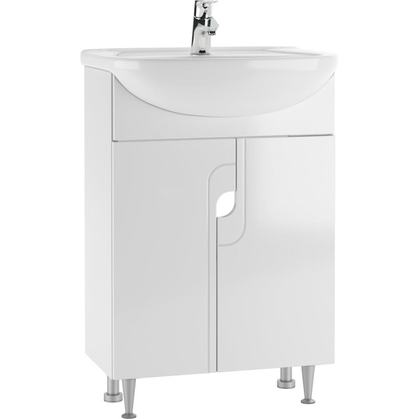 Тумба под умывальник Айсберг Уют 55 Лилия DA2002T