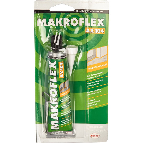 Универсальный силиконовый герметик Makroflex AX104 тов-166550