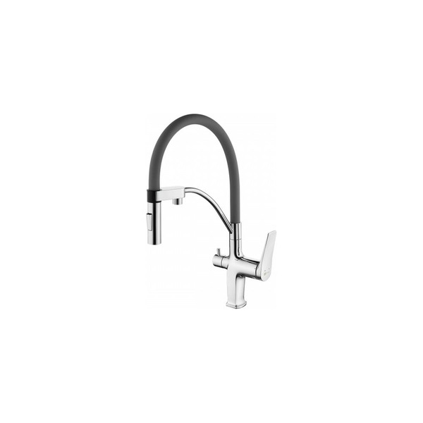 Смеситель для кухни Lemark Comfort LM3074C-Gray