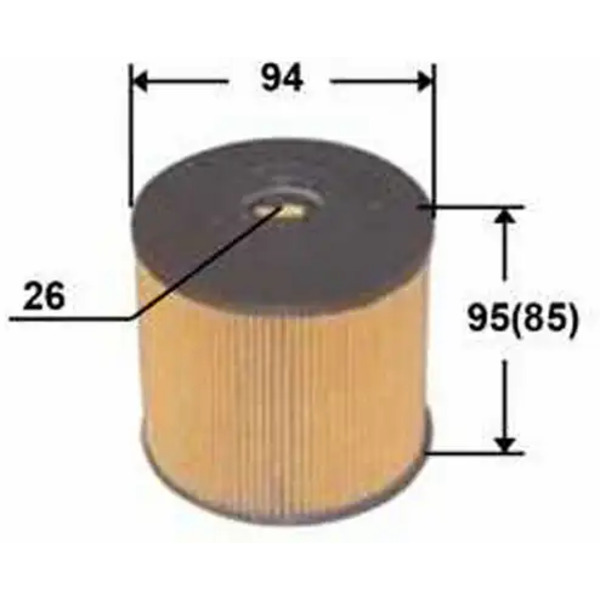 Топливный фильтр JS ASAKASHI FE3502 Mitsubishi Canter 3.0/4.9L 4M50-T/4M42-T 04-, Rosa 4M50-T 04-, NI Microbus