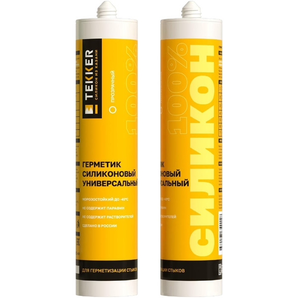 Силиконовый универсальный герметик Tekker 4680195340158