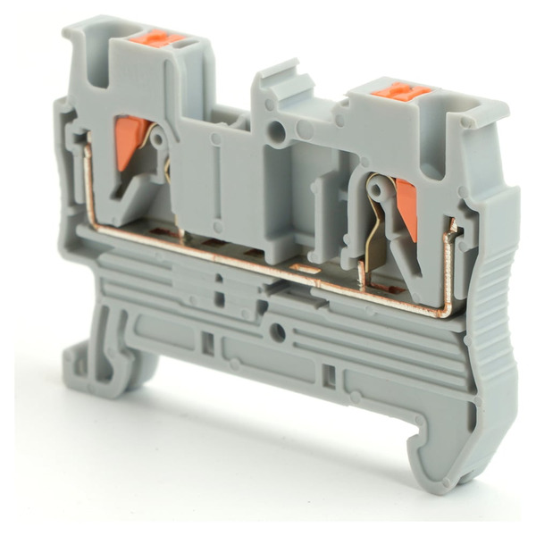 Двухпроводной пружинный проходной зажим STEKKER зни ld572-1-25 49241