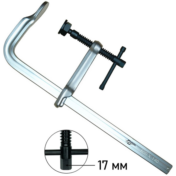 Столярная F-образная струбцина DUEL 37006014