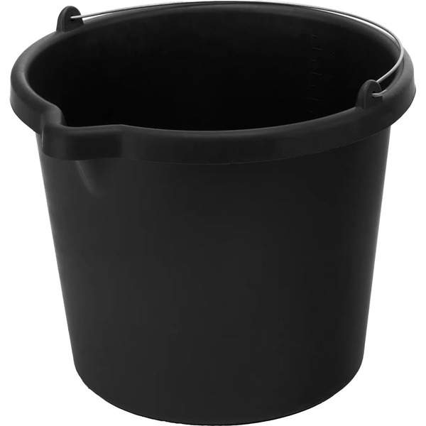 Высокопрочное строительное пластмассовое ведро СИБРТЕХ 81480