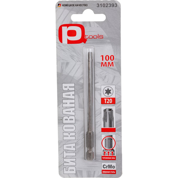 Кованая торсионная бита PQTools ЛК-00002958