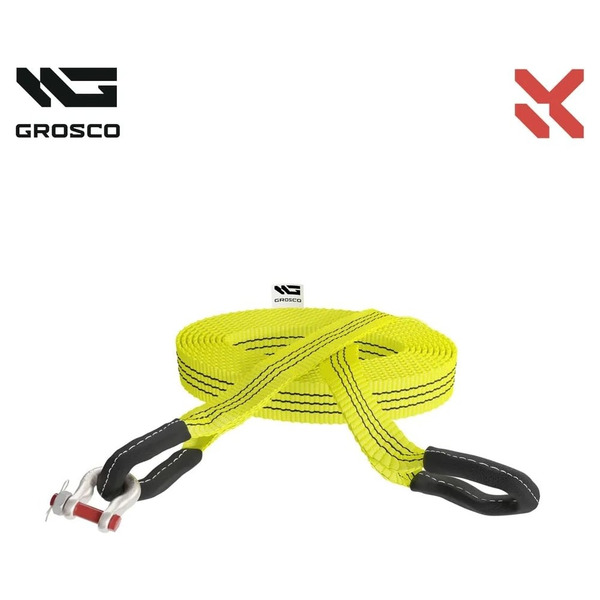 Буксировочный трос для буксировки авто до 10 тонн Grosco BTL2004HS