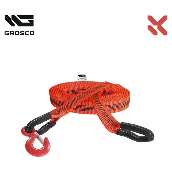 Буксировочный трос для буксировки авто до 15 тонн Grosco BTL3006SL