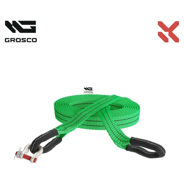 Буксировочный грузовой трос для буксировки авто до 40 тонн Grosco BTL8015SS