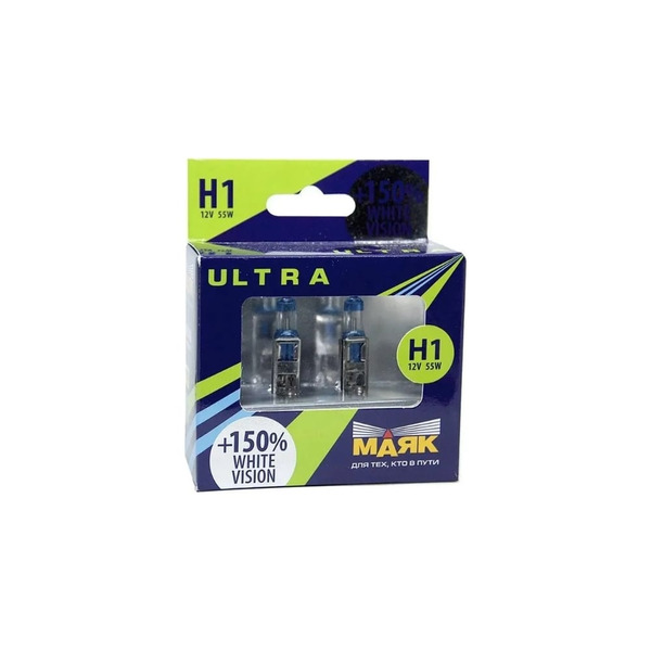 Автомобильная галогенная лампа Маяк 82120WV+150