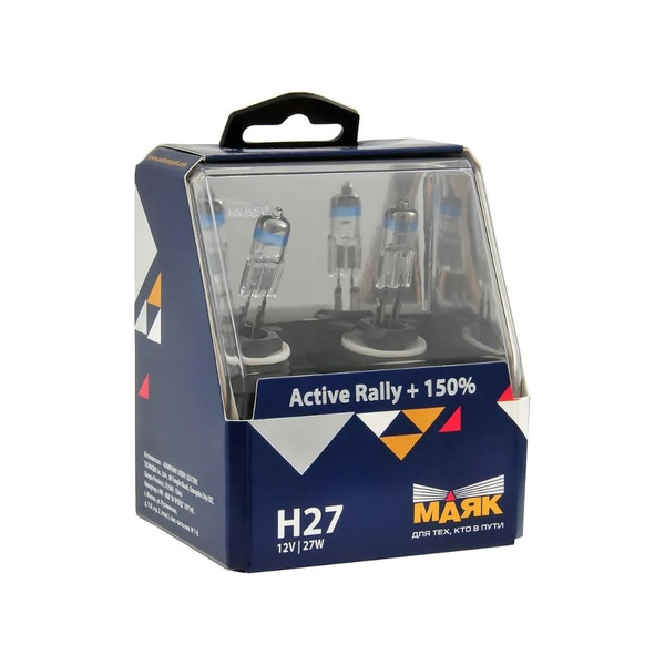 Автомобильная галогенная лампа Маяк 72727/2AR+150
