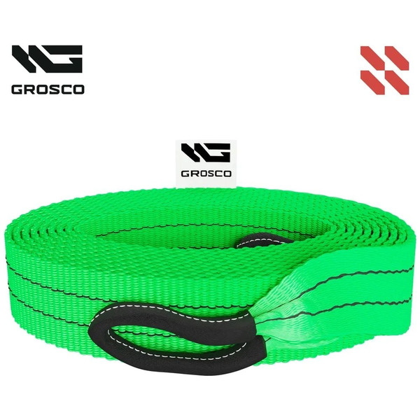 Буксировочный трос для буксировки авто до 12 тонн Grosco BTL2406SS