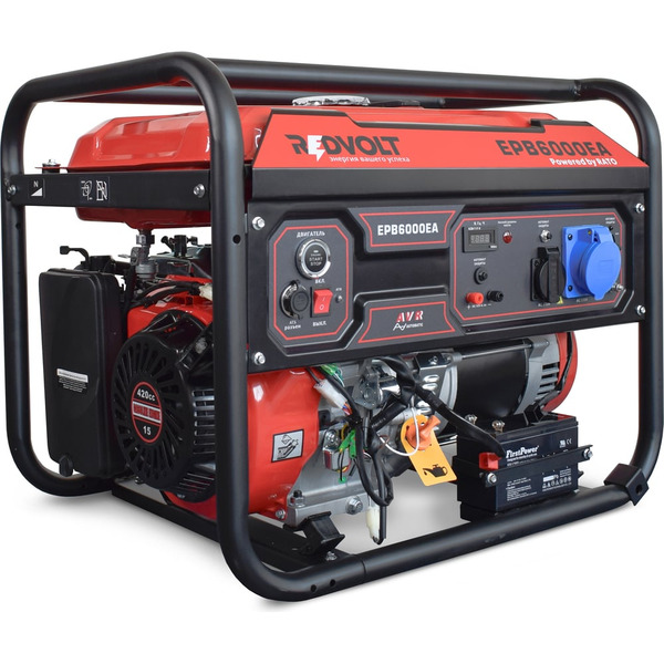 Бензогенератор REDVOLT EPB6000EA