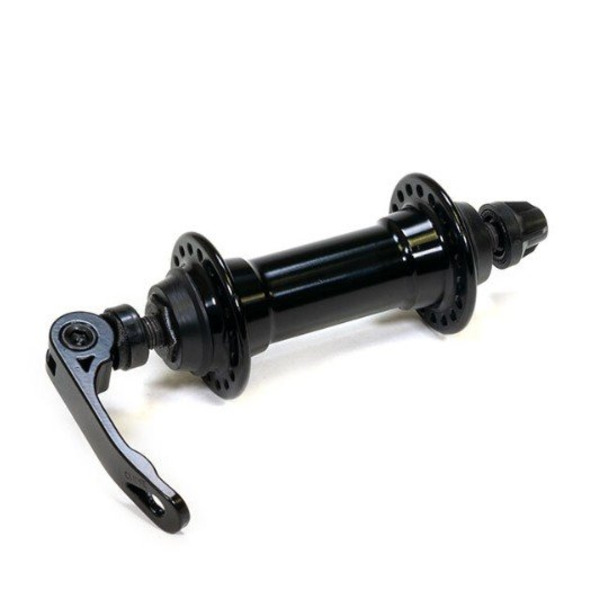 Втулка передняя WZ, под V-b, на эксцентрике, 32 отверстий, ось 3/8"х100x108мм, на промподшип. WZ-A281FBQ black-32