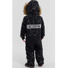 Комбинезон детский NORPPA SANDAL PR KIDS COVERALL PR 2, 411 светящаяся вьюга на черном, 100459 (Рост: 140)