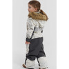 Комбинезон детский NORPPA SANDAL PR KIDS COVERALL PR 2, 409 светящаяся вьюга на белом, 100459 (Рост: 120)