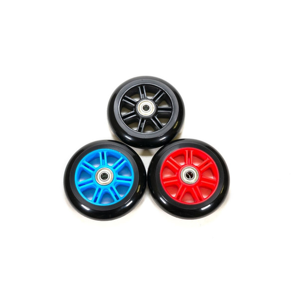 Колесо для трюкового самоката, 100мм, с подшипниками ABEC 7, пластик, синее