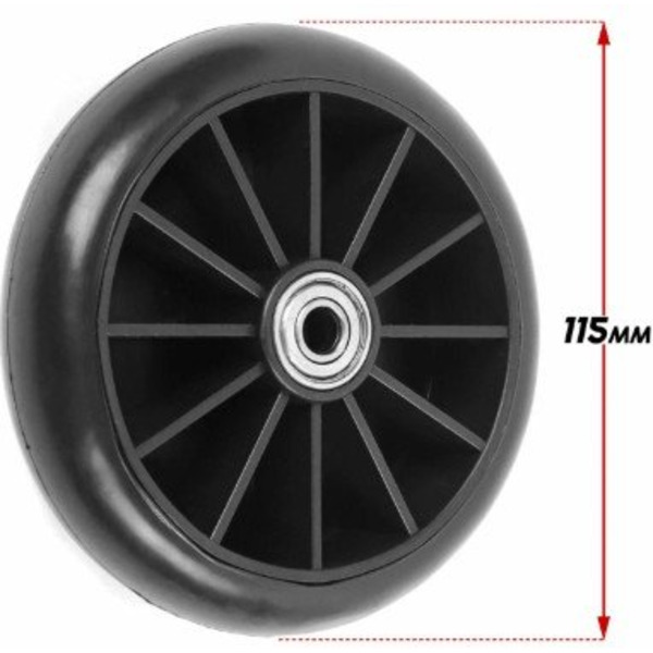 Колесо для самоката Vinca Sport, PVC, ABEC 7, 115*26мм, черное. SC 115 black