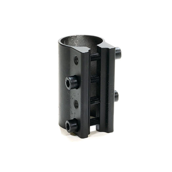 Хомут TRIX, для трюкового самоката, Ø32 мм, 4 болта, алюминий, черный, CL-004-BLACK