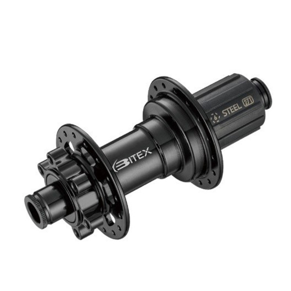 Втулка задняя Bitex BOOST для MTB со стальным барабаном Shimano HG, под сквозную ось 12 мм, BX217R32H-12-148ST_STHG