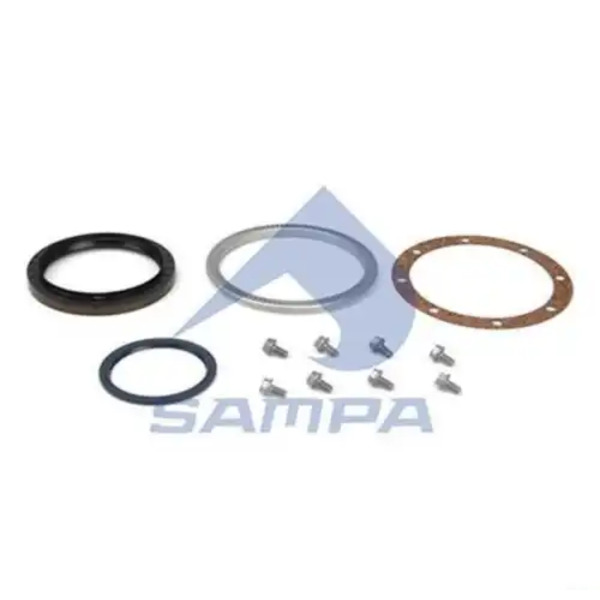 р/к ступицы! с сальниками (зубч.кольцо ABS+прокладка+2сальн.+8болтов) MB Actros/Atego/Axor 010.835 SAMPA